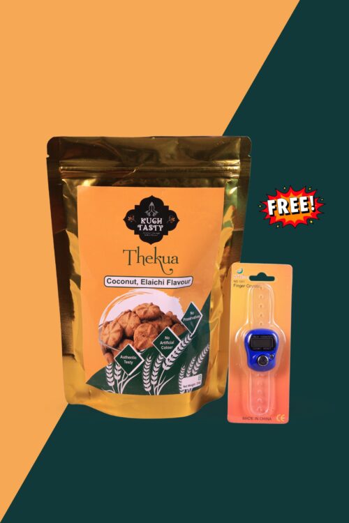 Kuch Tasty Homemade Thekua – Coconut & Elaichi Flavour (250g)